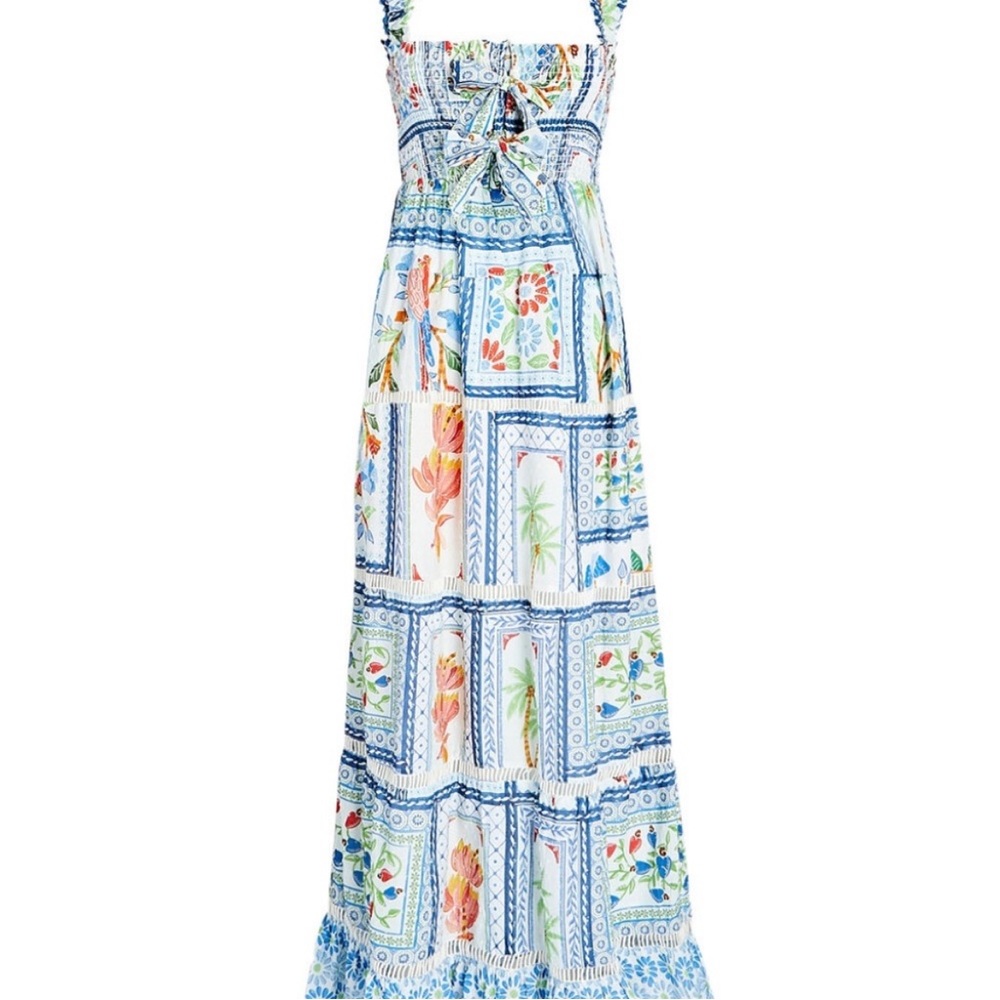 LIKE NEW! Farm Rio Tropical Tile Dress